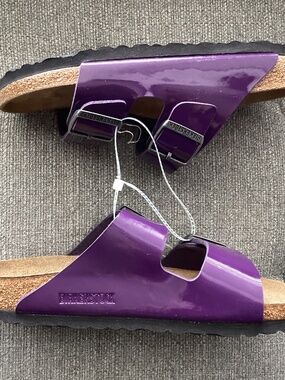 Birkenstock Arizona Plum Purple Birko Size US7/EU 38